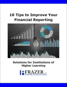 Higher learning improve your financial reporting